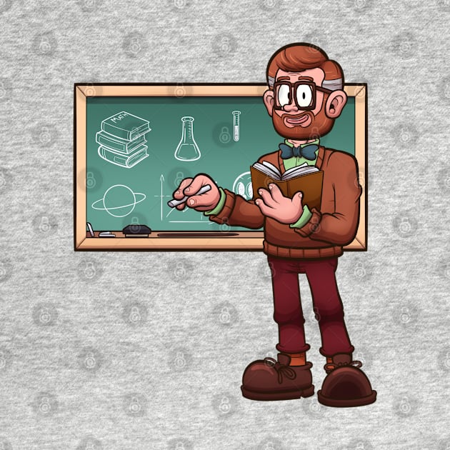 Cartoon Male Teacher by TheMaskedTooner